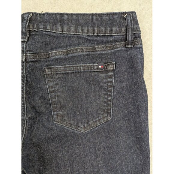 Tommy Hilfiger Jeans Womens 10R Dark Wash Classic Bootcut Stretch Denim Pants - Picture 10 of 16